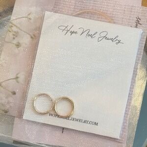 Huggie Hoops 14 Carat Gold Fill Endless Circle Earrings